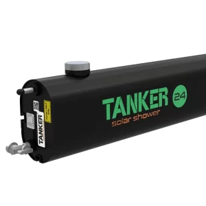 TANKER SOLAR SHOWER - VERTICAL VEHICLE-MOUNTED PRESSURIZED WATER TANK 24L